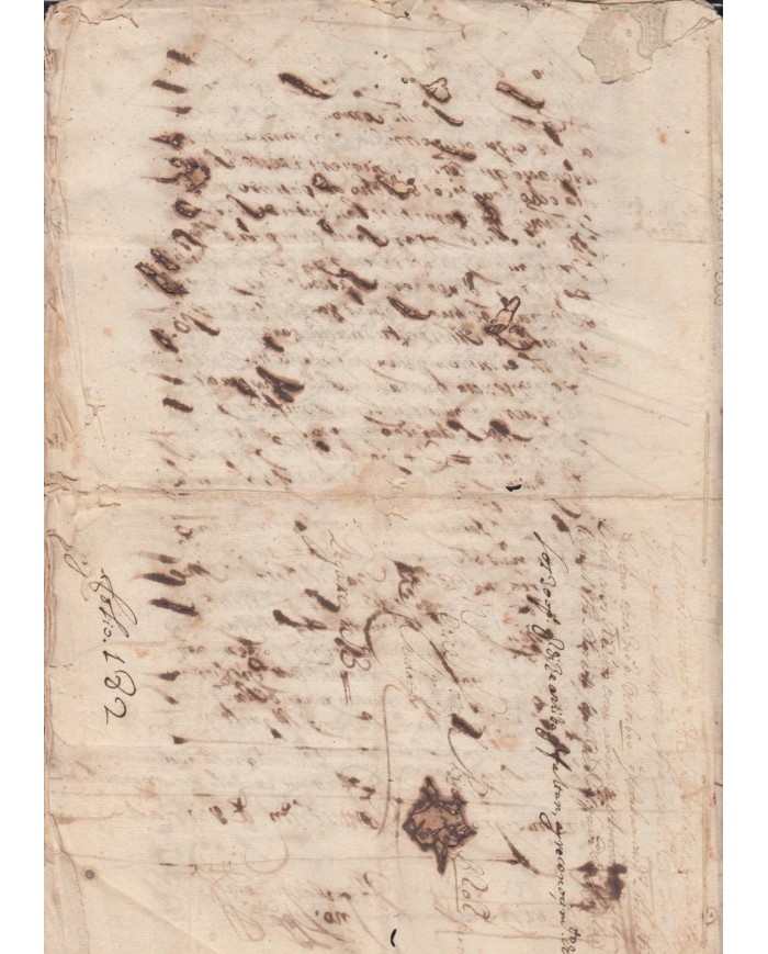 E6089 SANTO DOMINGO SPAIN ESPAÑA 1666-1792. HOUSE SALES. RARE SEALLED PAPER REVENUE.