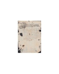 E6121 SANTO DOMINGO SPAIN ESPAÑA. REP DOMINICANA REVENUE SEALLED PAPER 1798-99. SELLO 2do.