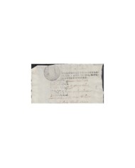 E6128 SANTO DOMINGO SPAIN ESPAÑA. REP DOMINICANA REVENUE SEALLED PAPER 1720-21 s. 1718. SELLO 4to.