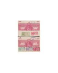 F-EX17675 INDIA FEUDATARY STATE REVENUE. JODHPUR SELLED PAPER DOCS LOT 7 1939-42.