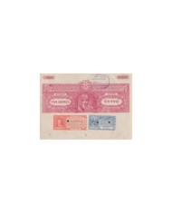 F-EX17675 INDIA FEUDATARY STATE REVENUE. JODHPUR SELLED PAPER DOCS LOT 7 1939-42.