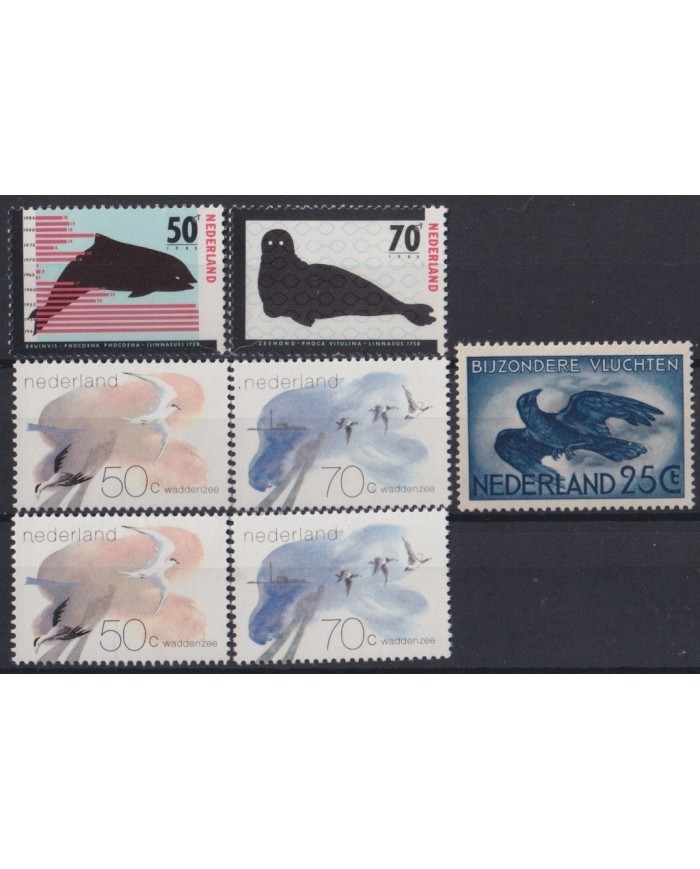 F-EX19000 NEDERLAND NETHERLAND MNH BIRD PHOCA WATER BIRD