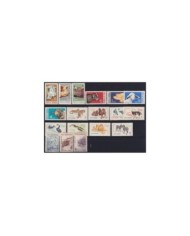 F-EX19050 ROMANIA RUMANIA MH FAUNA ZOO LION CAO BUFF SNAKE TORTLE PAJAROS BIRD AVES.