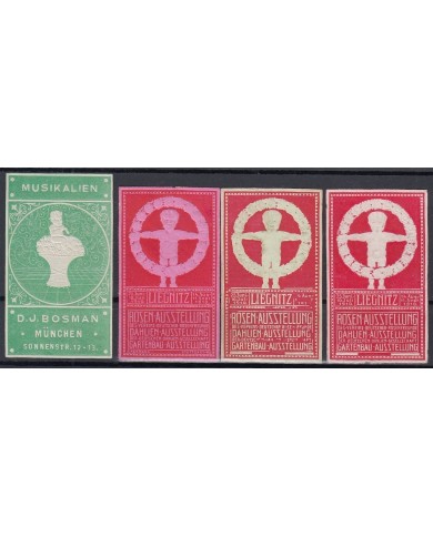 F-EX6951 GERMANY DEUTSCHLAND CINDERELLA 1910 MUSIC CHILDREN.