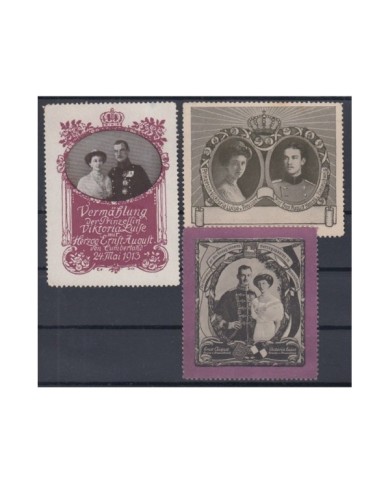 F-EX7189 GERMANY CINDERELLA  PRINCE ERNEST AUGUST + PRINCESS VICTORIA.