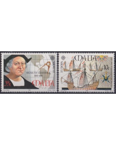 F-EX19254 MALTA MNH 1992 DISCOVERY COLON COLUMBUS.