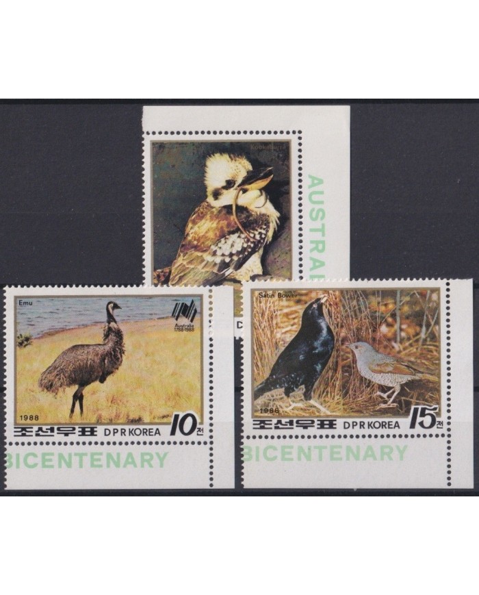 F-EX19399 NORTH KOREA COREA MNH 1988 BIRD AVES PAJAROS.