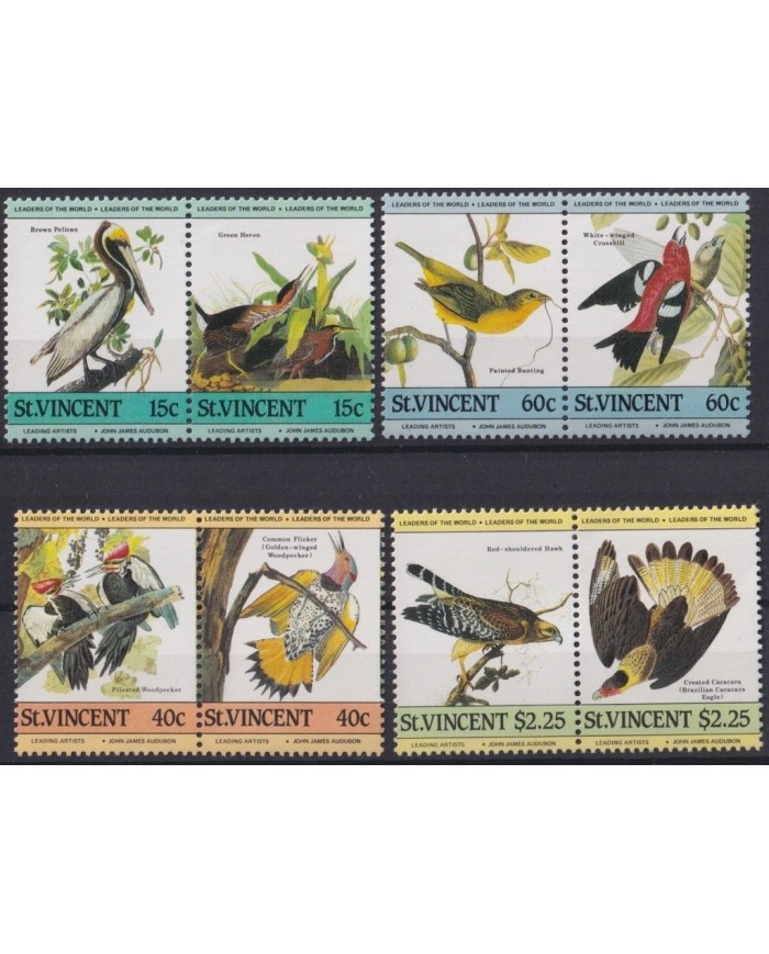 F-EX19447 ST VINCENT MNH BIRDS AVES PAJAROS LEADERS OF THE WORLD
