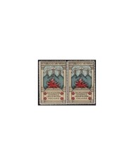 F-EX7145 SAN MARINO CINDERELLA RED CROSS ITALY LIGERAS MANCHAS TIEMPO.
