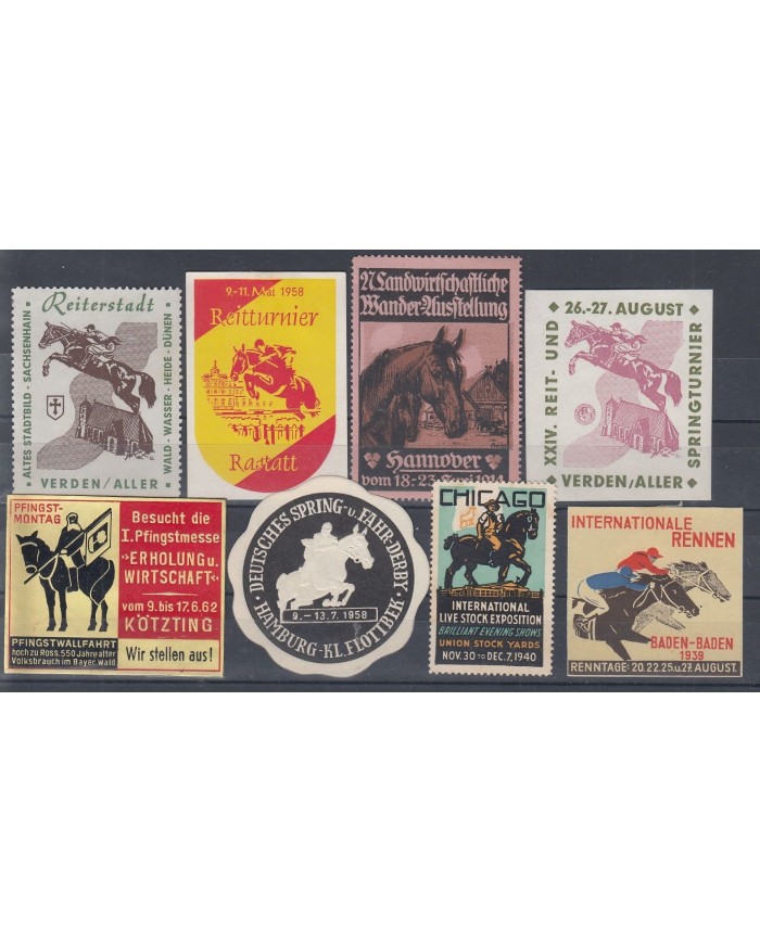 F-EX7084 GERMANY US CINDERELLA HORSE MH- NO GUM.