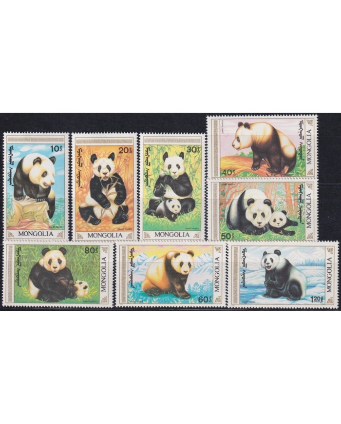 F-EX19519 MONGOLIA MNH 1990 MAMMALS WILDLIFE PANDA BEAR
