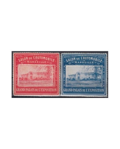 F-EX6922 FRANCE 1913 CINDERELLA AUTOMOVIL AUTO FAIR LOT MH.