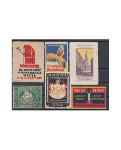 F-EX6441 GERMANY DEUTSCHLAND CINDERELLA STAMPS LOT NO GUM.