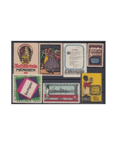 F-EX6442 GERMANY DEUTSCHLAND CINDERELLA STAMPS LOT NO GUM.