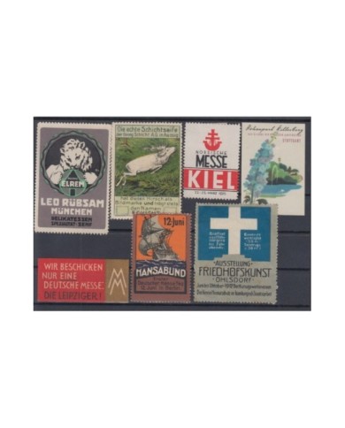 F-EX6444 GERMANY DEUTSCHLAND CINDERELLA STAMPS LOT NO GUM.
