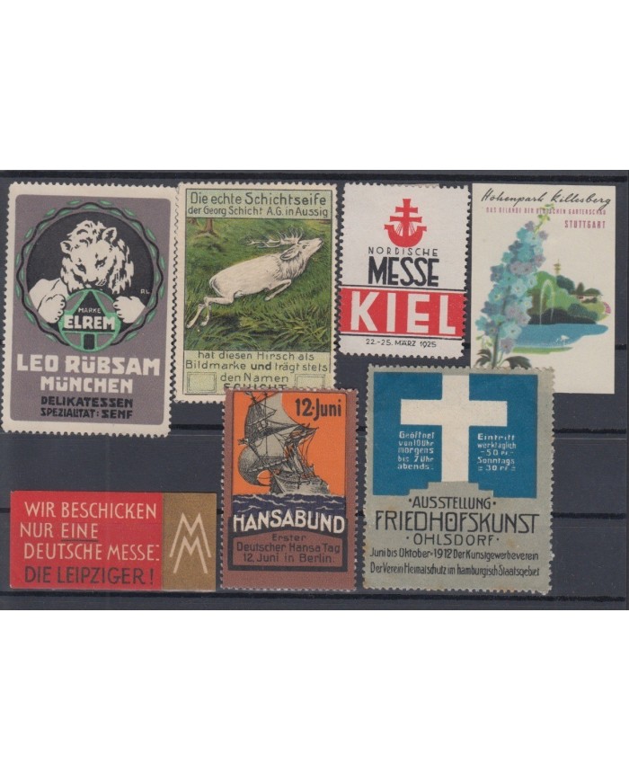 F-EX6444 GERMANY DEUTSCHLAND CINDERELLA STAMPS LOT NO GUM.