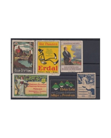 F-EX6446 GERMANY DEUTSCHLAND CINDERELLA STAMPS LOT NO GUM.