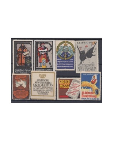 F-EX6447 GERMANY DEUTSCHLAND CINDERELLA STAMPS LOT NO GUM.