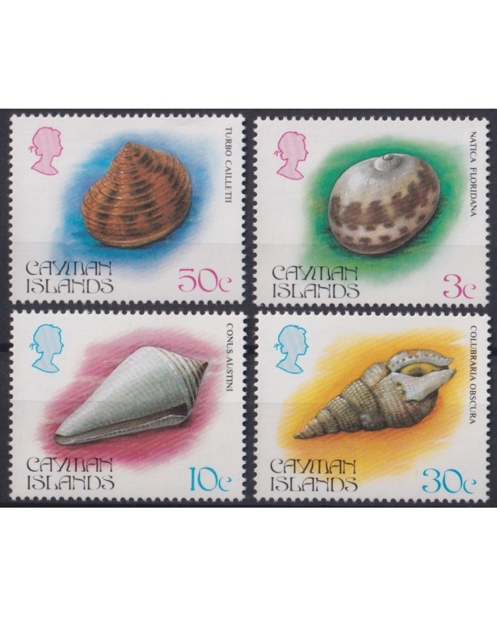 F-EX19926 CAYMAN Is MNH 1984 SEA MARINE LIFE WILDLIFE SHELL SNAIL