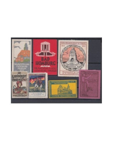 F-EX6451 GERMANY DEUTSCHLAND CINDERELLA STAMPS LOT NO GUM.