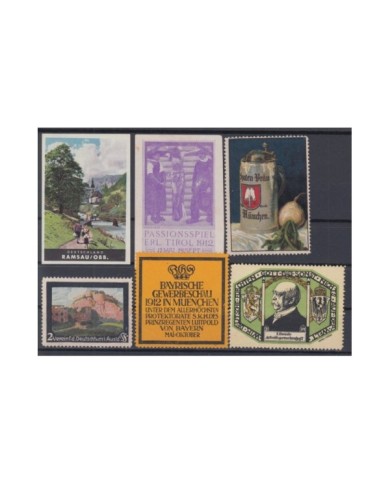 F-EX6453 GERMANY DEUTSCHLAND CINDERELLA STAMPS LOT NO GUM.