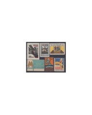 F-EX6456 GERMANY DEUTSCHLAND CINDERELLA STAMPS LOT NO GUM.