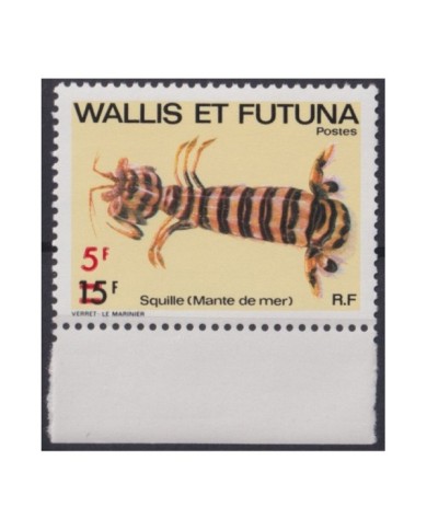 F-EX19958 WALLIS & FUTUNA Is MNH SEA MARINE WILDLIFE SQUILLE MANTE DE MER.