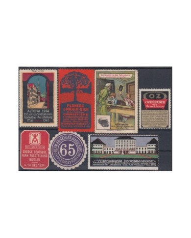F-EX6460 GERMANY DEUTSCHLAND CINDERELLA STAMPS LOT NO GUM.