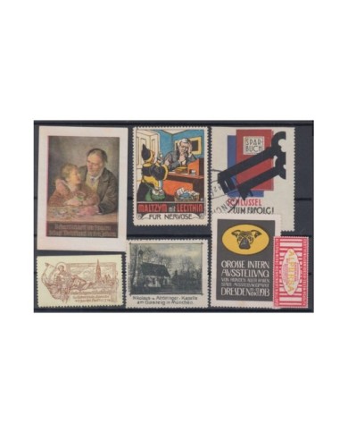 F-EX6461 GERMANY DEUTSCHLAND CINDERELLA STAMPS LOT NO GUM.