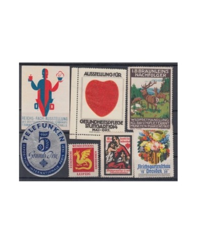 F-EX6463 GERMANY DEUTSCHLAND CINDERELLA STAMPS LOT NO GUM.