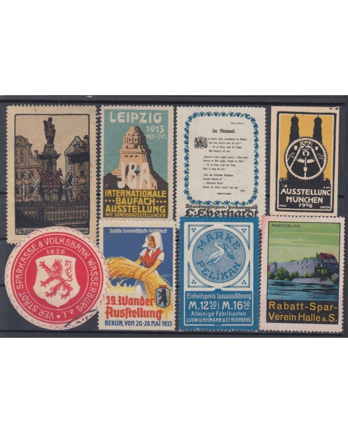F-EX6464 GERMANY DEUTSCHLAND CINDERELLA STAMPS LOT NO GUM.