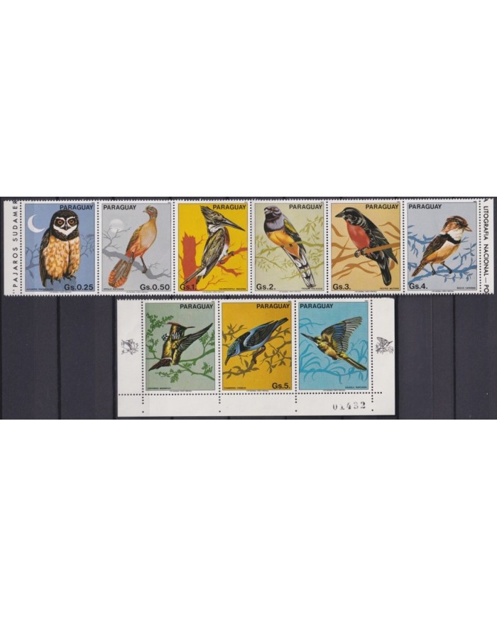 F-EX20216 PARAGUAY MNH 1983 WILDLIFE FAUNA BIRD AVES PAJAROS.