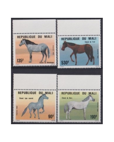 F-EX20459 MALI MNH 1985 AFRICA WILDLIFE HORSE EQUINOS CABALLOSSHIP