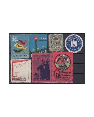 F-EX6680 HUNGARY MAGYAR CINDERELLA STAMPS LOT. MH- NO GUM.