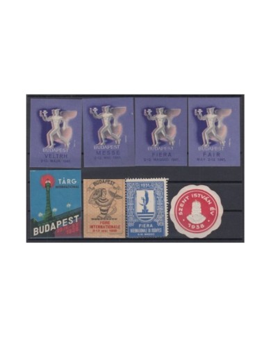 F-EX6681 HUNGARY MAGYAR CINDERELLA STAMPS LOT. MH- NO GUM.