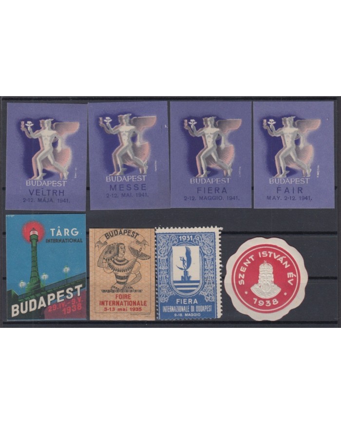 F-EX6681 HUNGARY MAGYAR CINDERELLA STAMPS LOT. MH- NO GUM.
