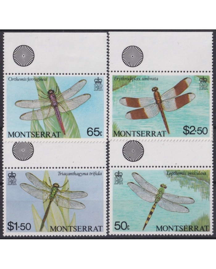 F-EX20491 KIRIBATI MNH 1981 LIBELULAS DRAGONFLY INSECTS ENTOMOLOGY.