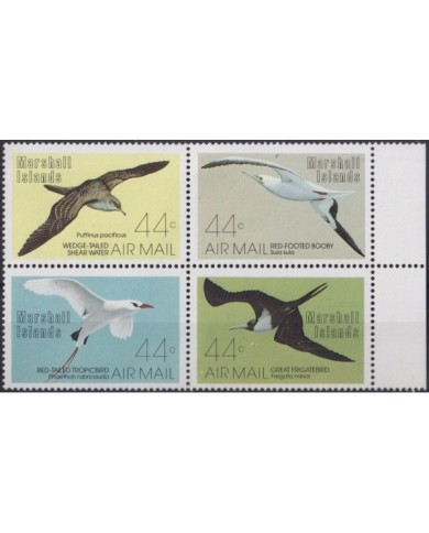 F-EX20484 MARSHALL IS MNH 1987 BIRD AVES PAJAROS AIR MAIL WEDGE TAILLED TROPICBIRD