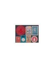 F-EX6406 AUSTRIA OSTERREICH CINDERELLA STAMPS LOT NO GUM.