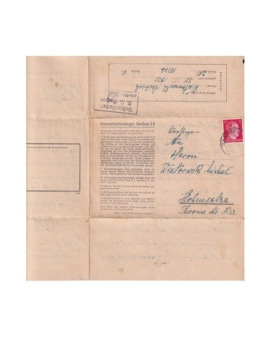 F-EX16570 GERMANY DACHAU CONCENTRATIONLAGER CONCENTRATION 1943 POW WWII.
