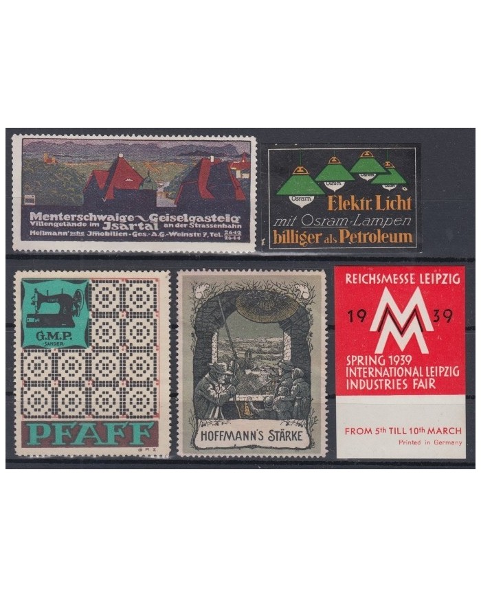 F-EX5846 GERMANY DEUTSCHLAND CINDERELLA STAMPS  LOT MH- NO GUM.