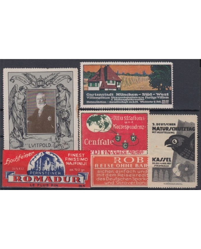 F-EX5848 GERMANY DEUTSCHLAND CINDERELLA STAMPS  LOT MH- NO GUM.
