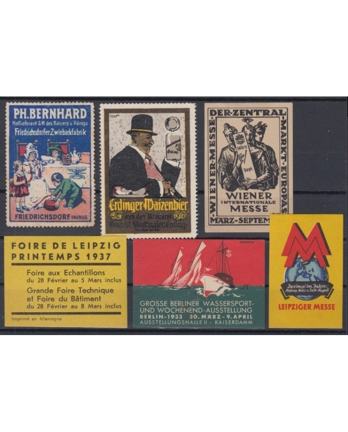 F-EX5850 GERMANY DEUTSCHLAND CINDERELLA STAMPS  LOT MH- NO GUM.