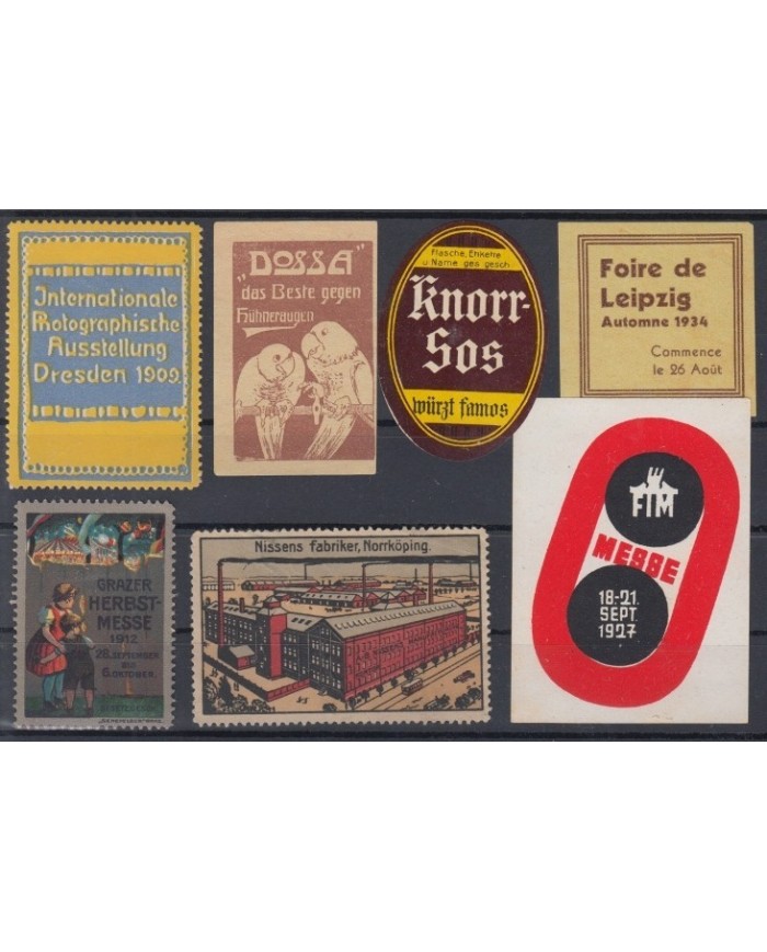 F-EX5852 GERMANY DEUTSCHLAND CINDERELLA STAMPS  LOT MH- NO GUM.