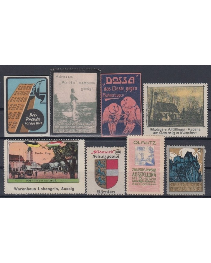 F-EX5854 GERMANY DEUTSCHLAND CINDERELLA STAMPS  LOT MH- NO GUM.