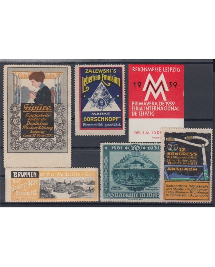F-EX5857 GERMANY DEUTSCHLAND CINDERELLA STAMPS  LOT MH- NO GUM.