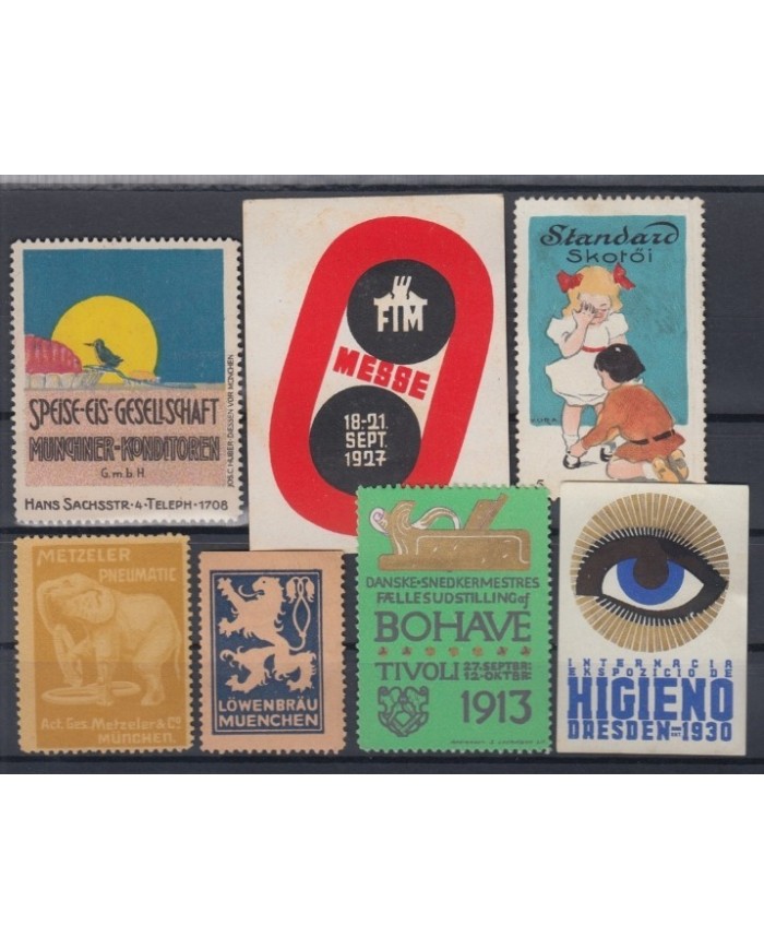 F-EX5861 GERMANY DEUTSCHLAND CINDERELLA STAMPS  LOT MH- NO GUM.
