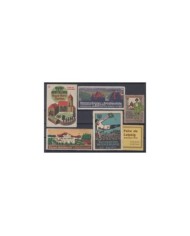 F-EX5868 FRANCE FRANCIA CINDERELLA STAMPS  LOT MH- NO GUM.