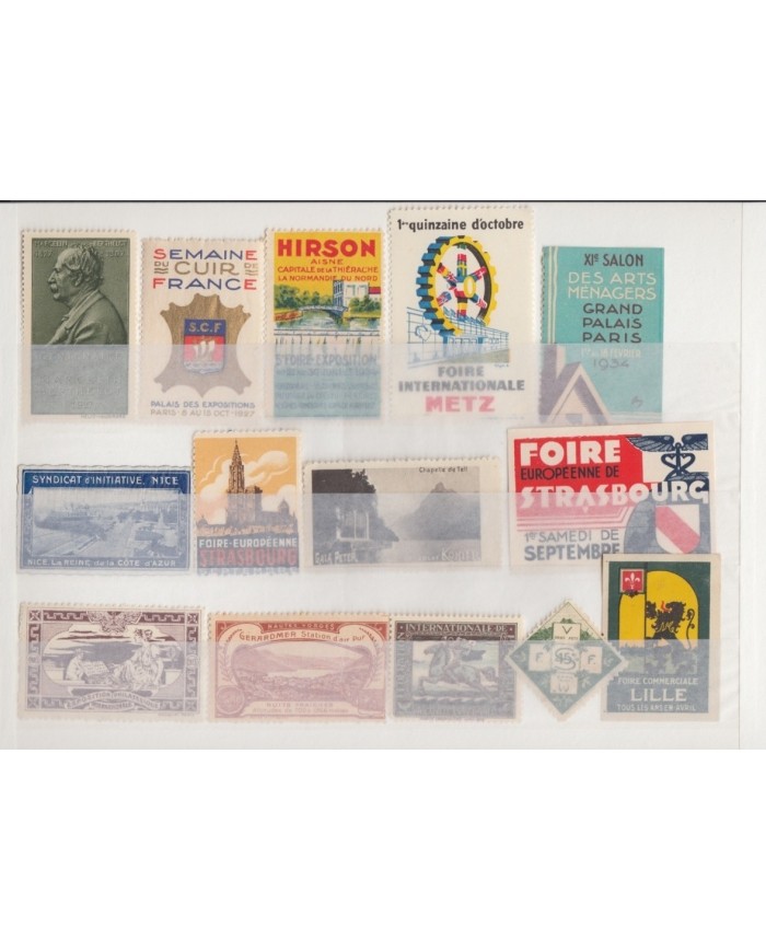 F-EX5868 FRANCE FRANCIA CINDERELLA STAMPS  LOT MH- NO GUM.
