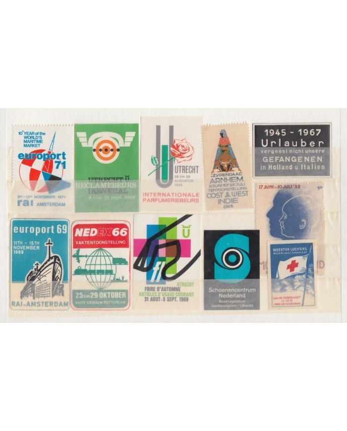 F-EX5872 NETHERLAND NEDERLAND HOLLAND CINDERELLA STAMPS LOT MH- NO GUM